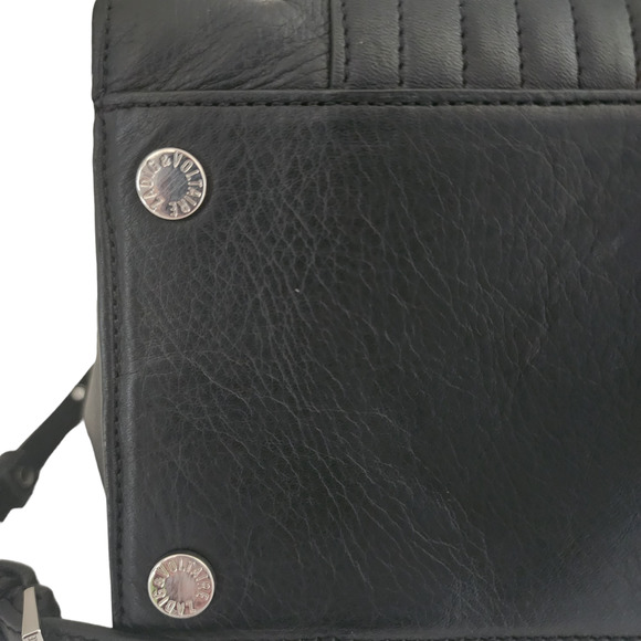 Zadig & Voltaire Black Bag Candide Small Hand Bag Shoulder Bag Skull Studs - Picture 13 of 16